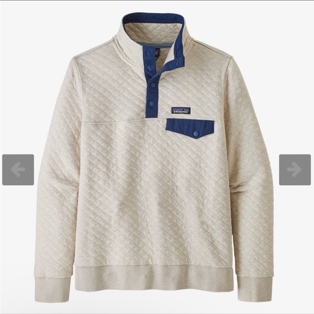 PATAGONIA WOMEN'S ORGANIC COTTON QUILT SNAP-T PULLOVER size Small